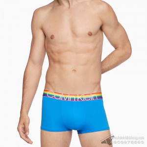 Quần lót nam Calvin Klein NB2204 Pride Micro Low Rise Trunk Blue